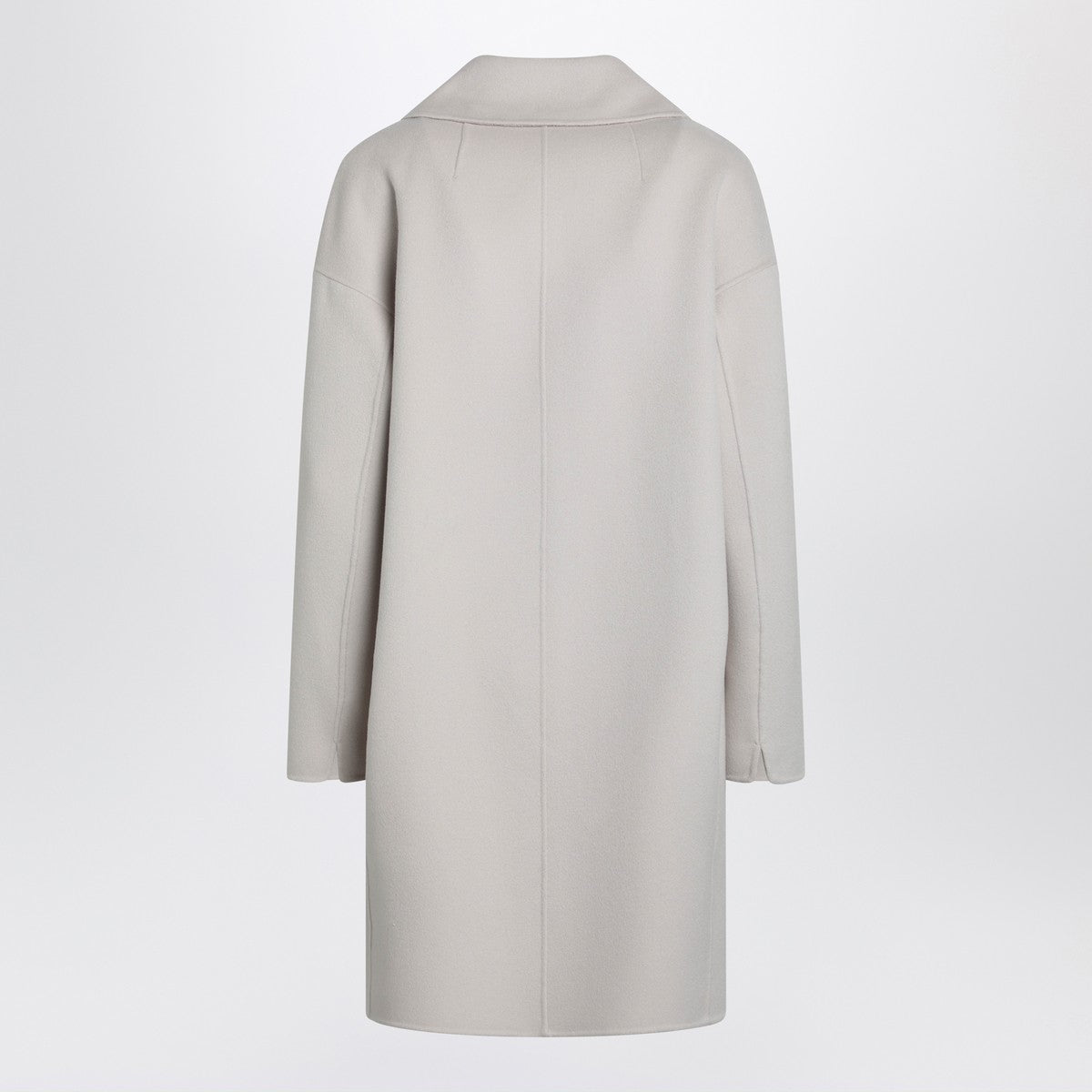 S Max Mara S Max Mara Sand-coloured midi coat in wool drap