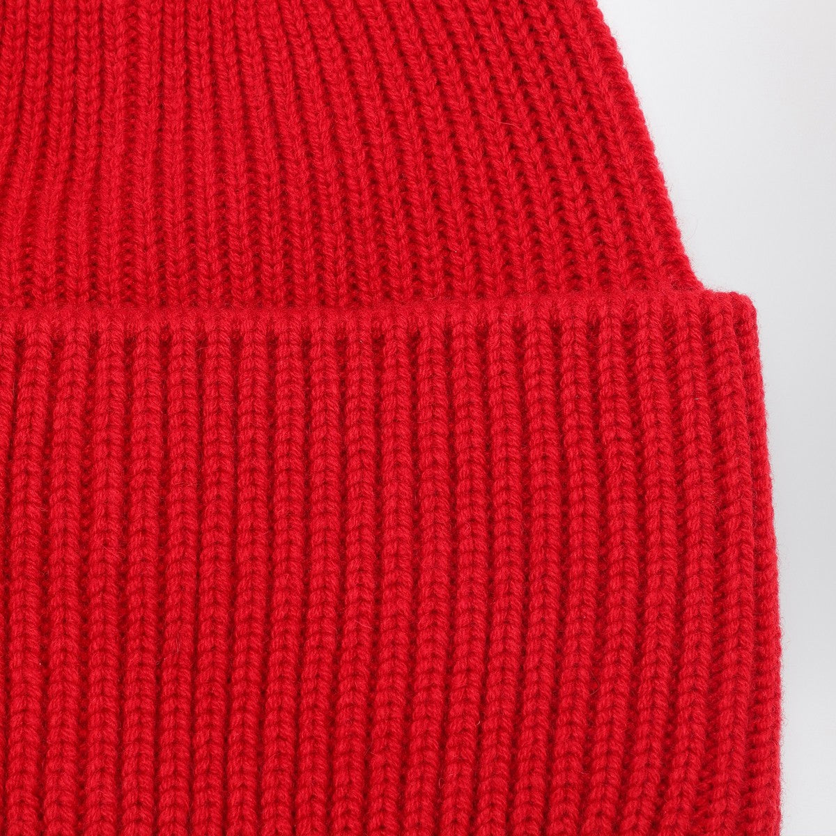 Destin Destin Red wool and cashmere beanie