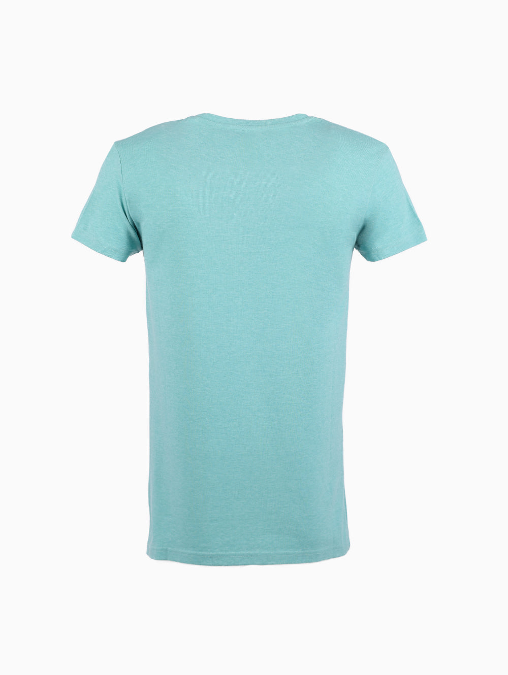 Freddy Round Neck T-Shirt Light Aqua – Men’s Slim Fit Tee