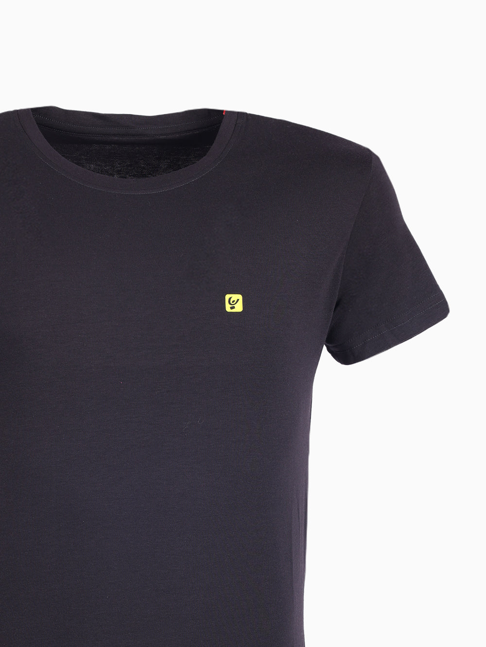 Freddy Men’s Charcoal Black T-Shirt logo detail