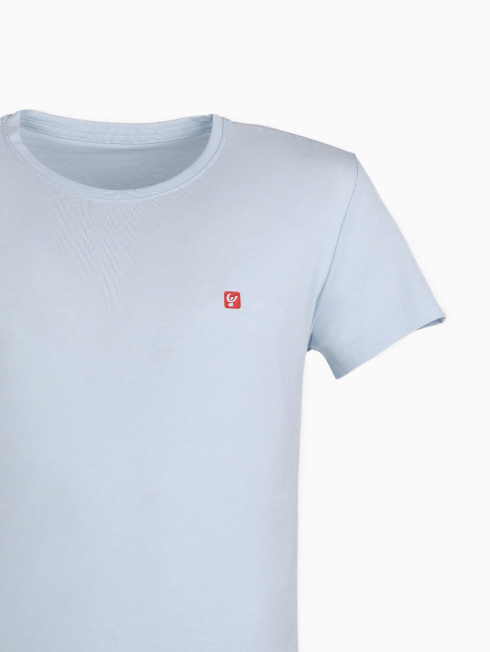 Freddy Men’s Light Blue (Ballad Blue) T-Shirt Logo Detail