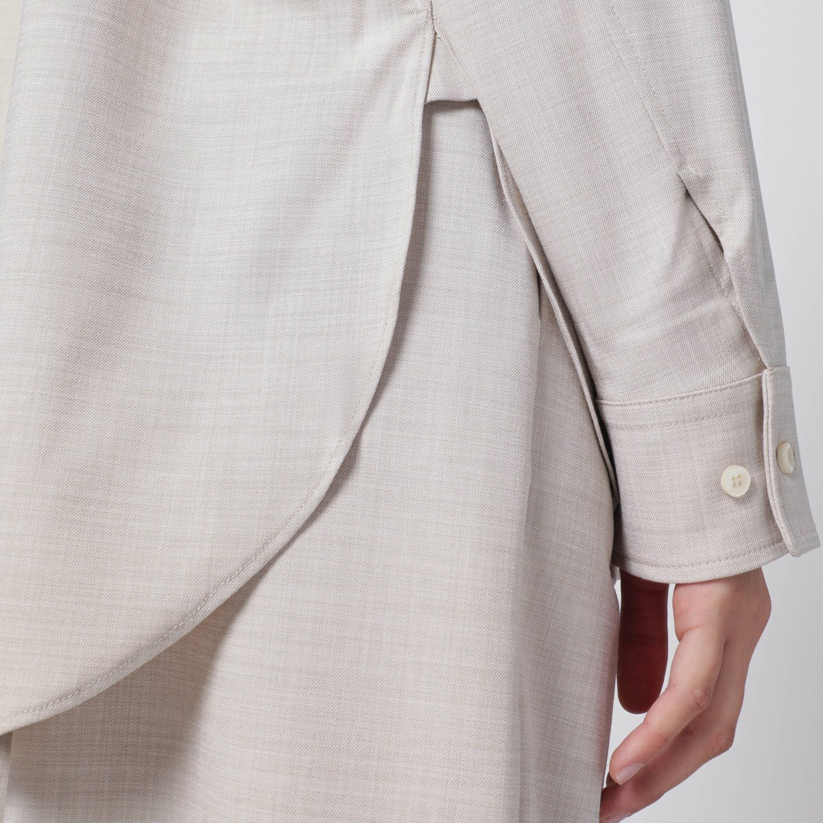 The Andamane The Andamane Ivory Wendela oversized suit