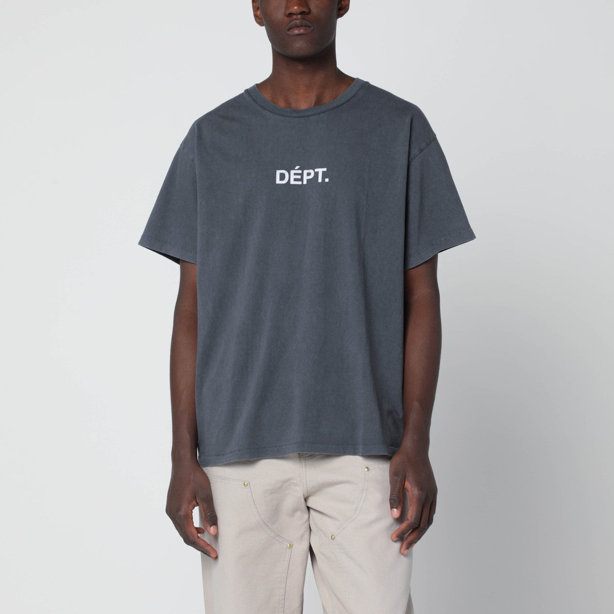 Gallery Dept. Gallery Dept. Black Team Dept vintage-effect T-shirt