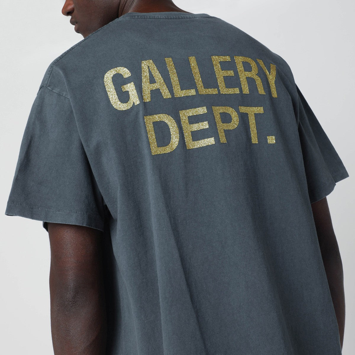 Gallery Dept. Gallery Dept. Black The Force Logo vintage-effect T-shirt