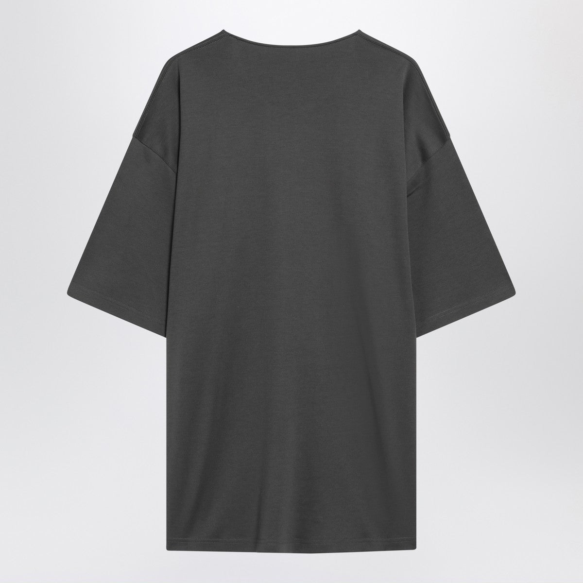 Lemaire LEMAIRE Charcoal grey cotton and silk T-shirt