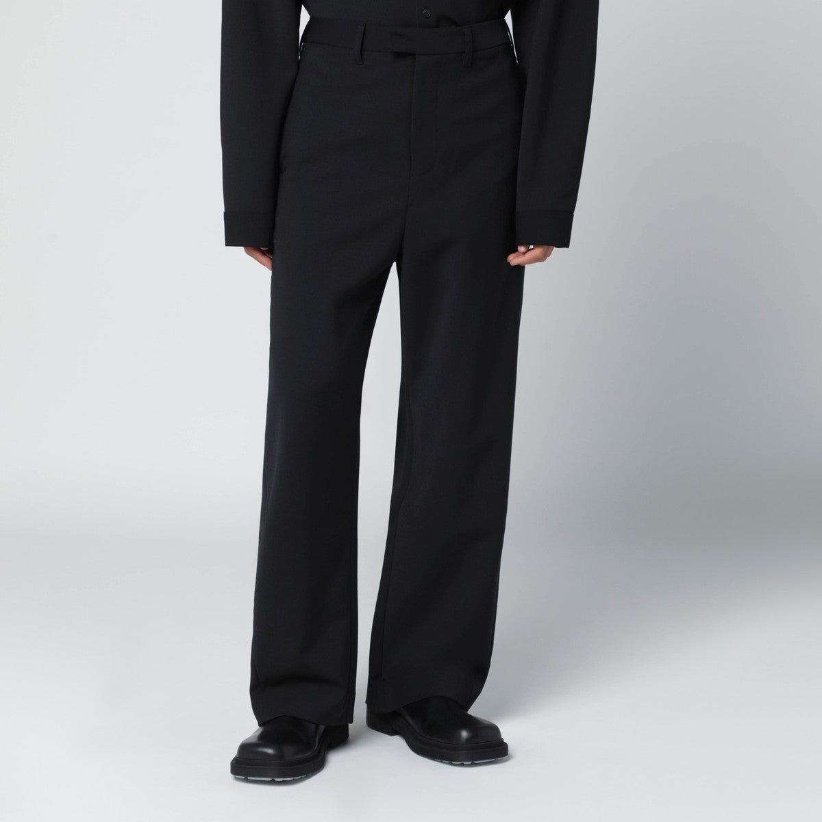 Entire Studios Entire Studios Black wool-blend trousers