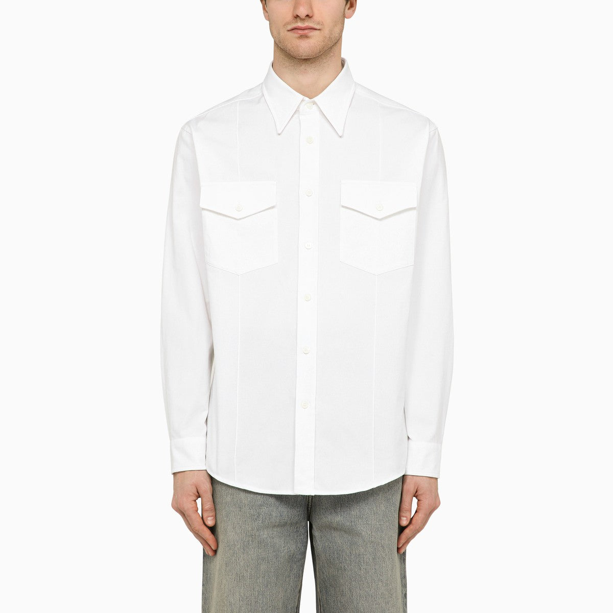 DEPARTMENT 5 DEPARTMENT 5 Change long-sleeved shirt white