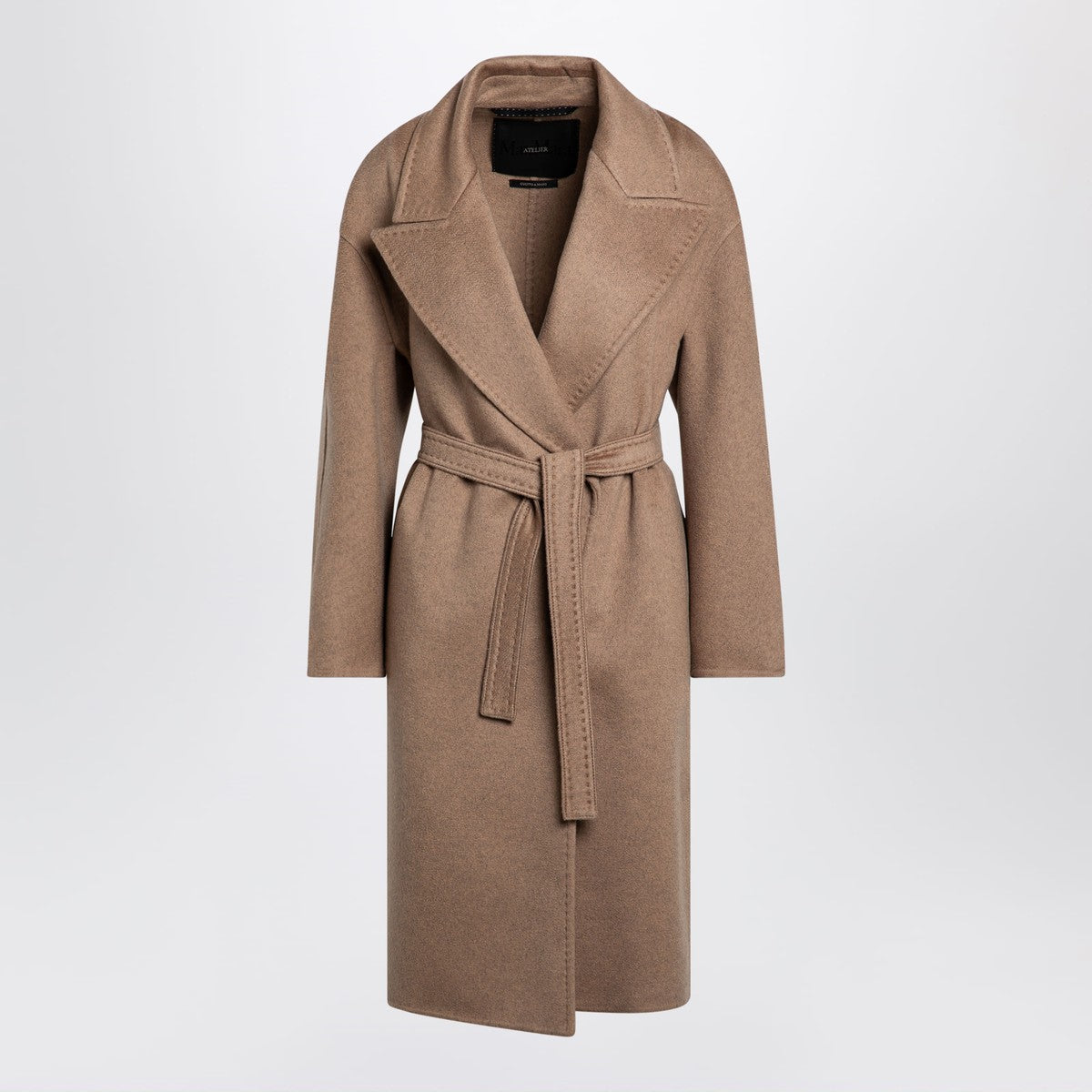 Max Mara Atelier Max Mara Atelier Beige deconstructed cashmere coat
