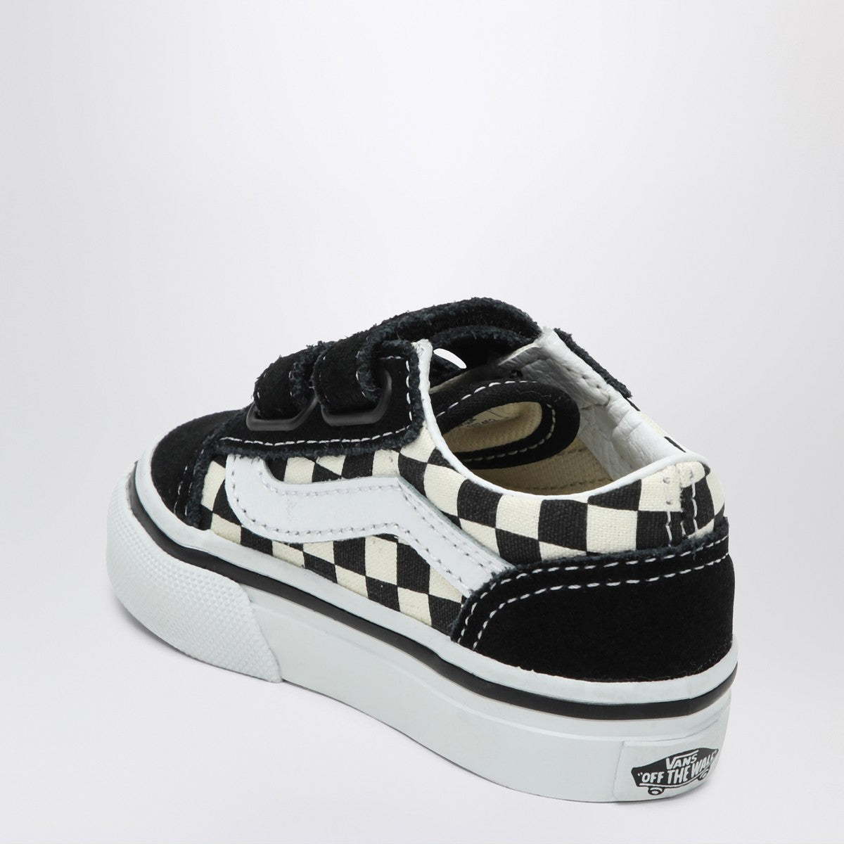 حذاء رياضي Vans Old Skool أبيض/أسود بنقشة مربعات