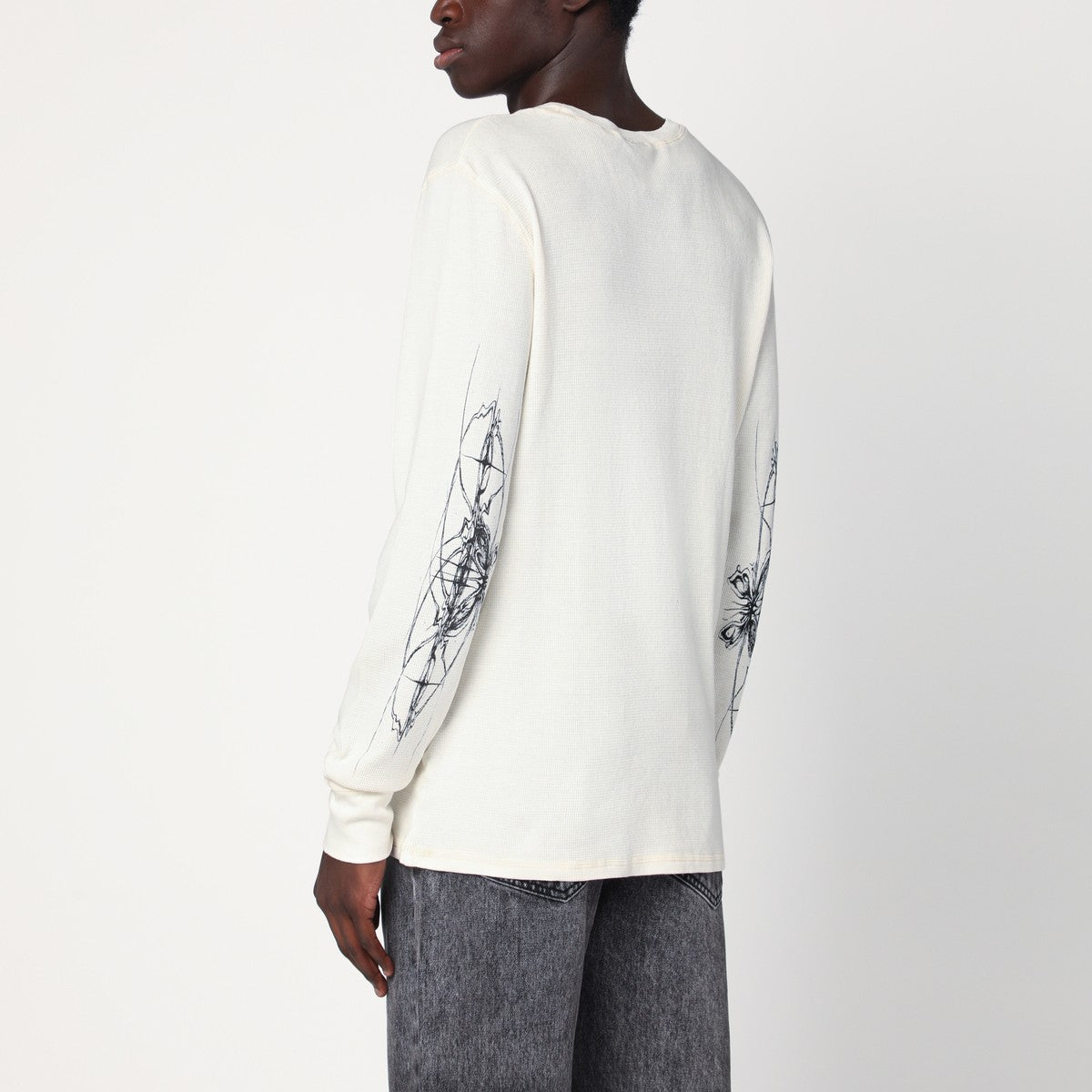 Basketcase Gallery Basketcase Gallery White cotton crewneck sweater