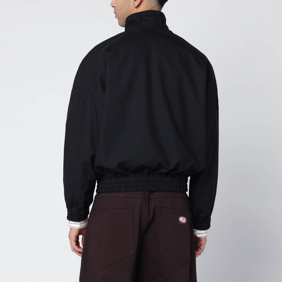 Willy Chavarria Willy Chavarria Black wool bomber jacket