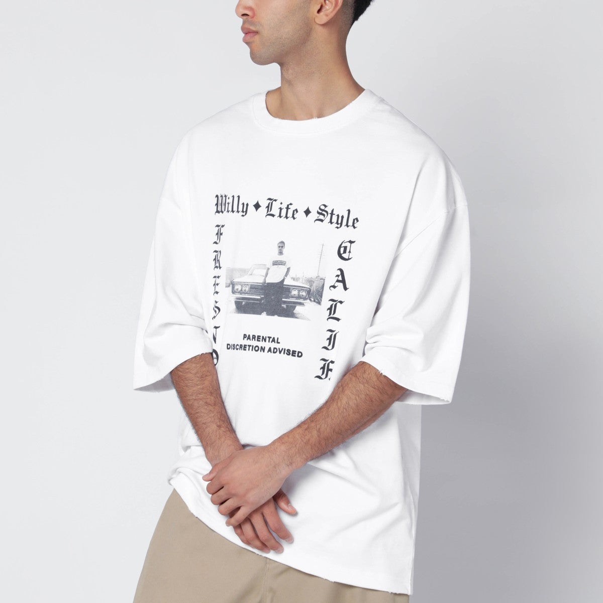 Willy Chavarria Willy Chavarria White Willy Life Style Northsider T-shirt