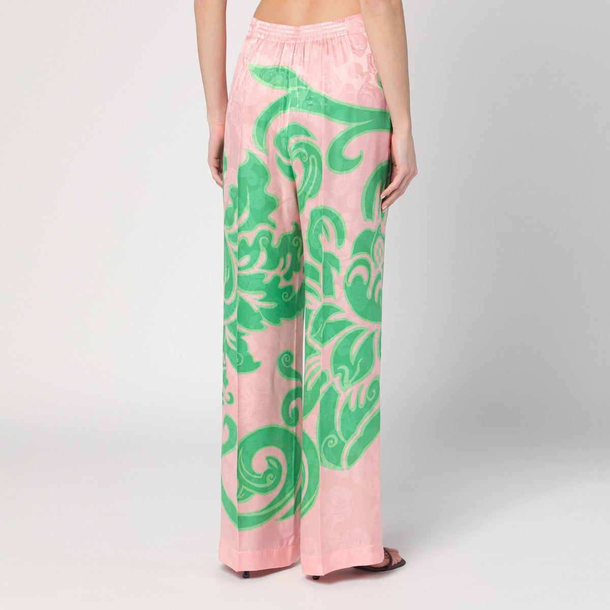 Etro ETRO Wide printed trousers in silk blend