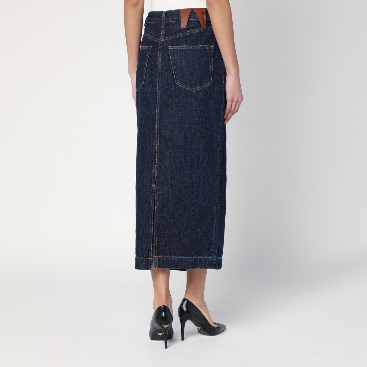 Darkpark DARKPARK Dark blue Erika denim skirt