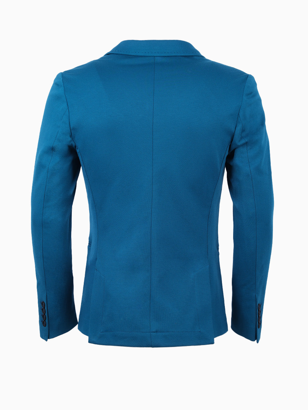 Tela N Suit Men’s Slim-Fit Blue Blazer – Back View, tailored fit
