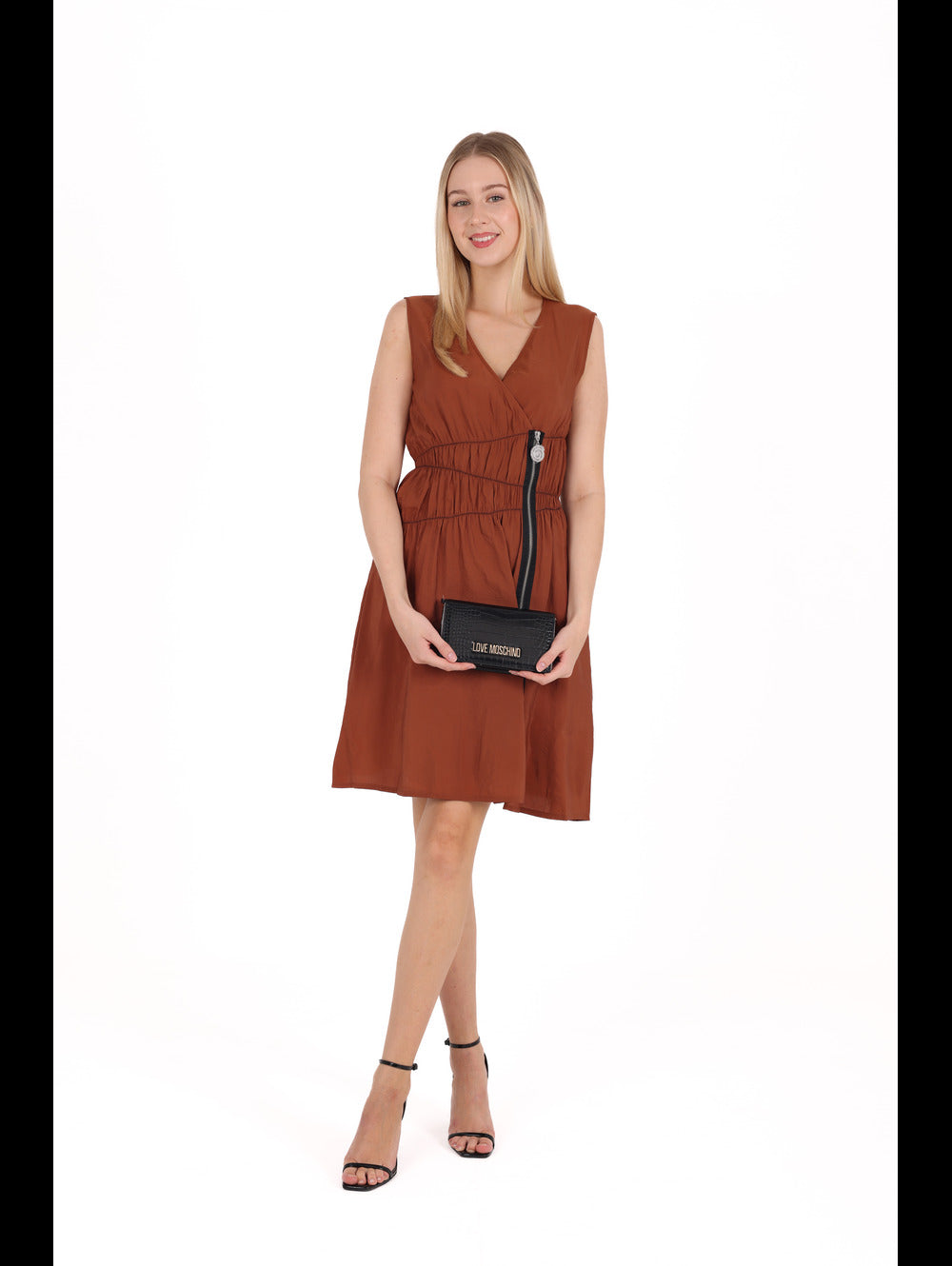 Cleso Dress - Terracota