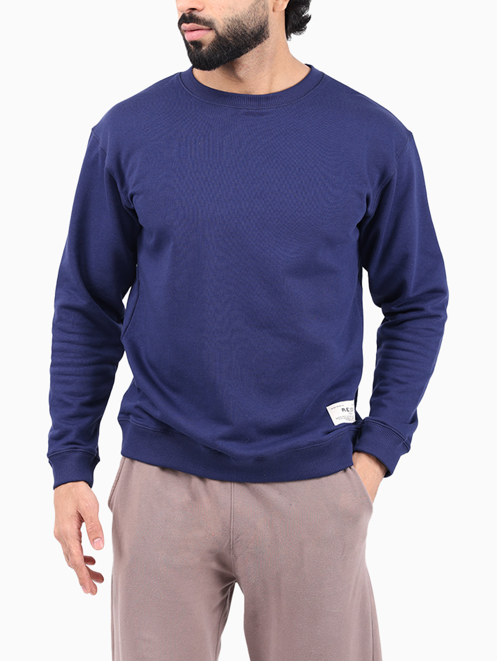 Reign Italia blue sweatshirt front view