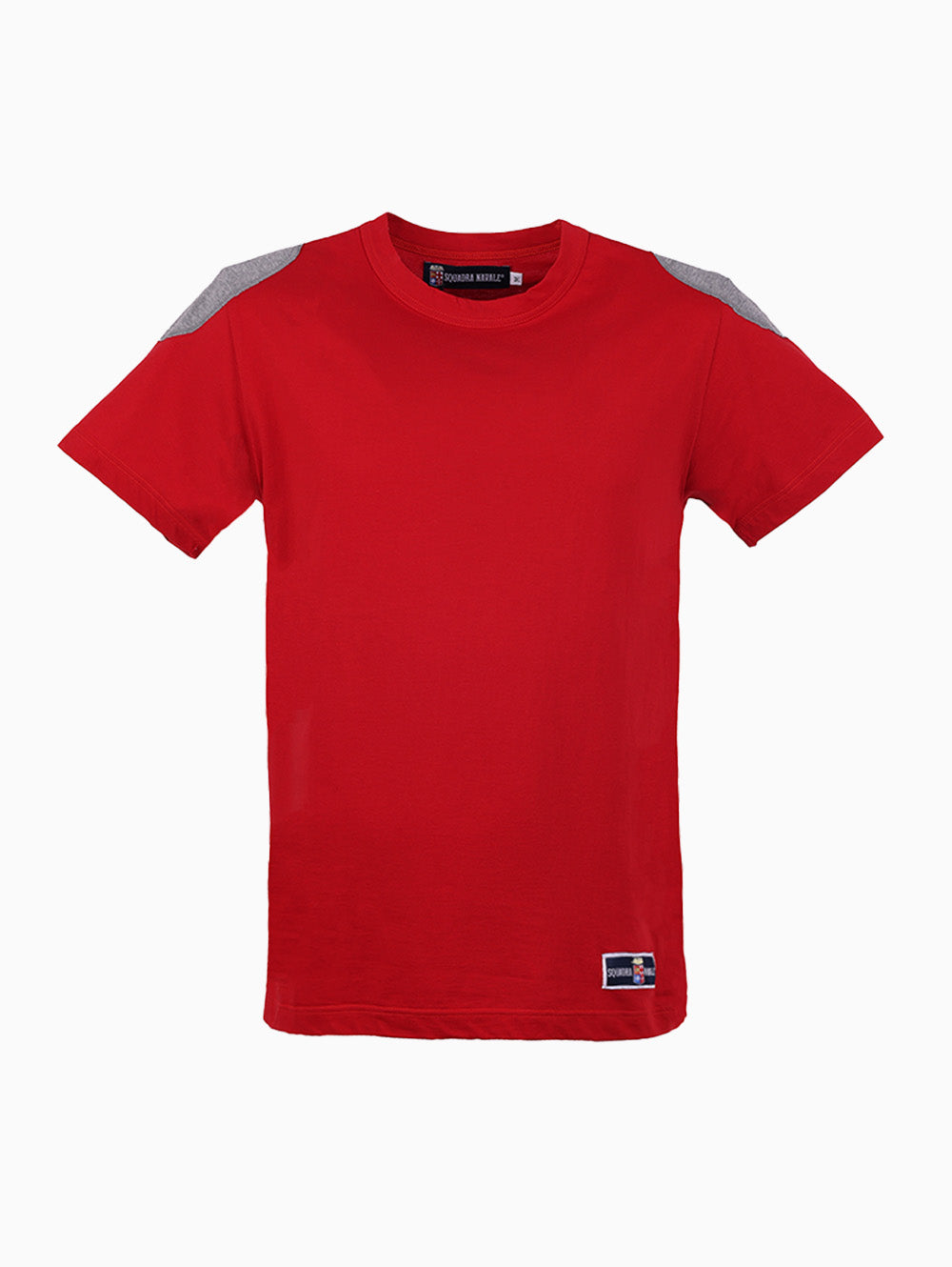 Squadra Navale men’s red cotton T-shirt front view