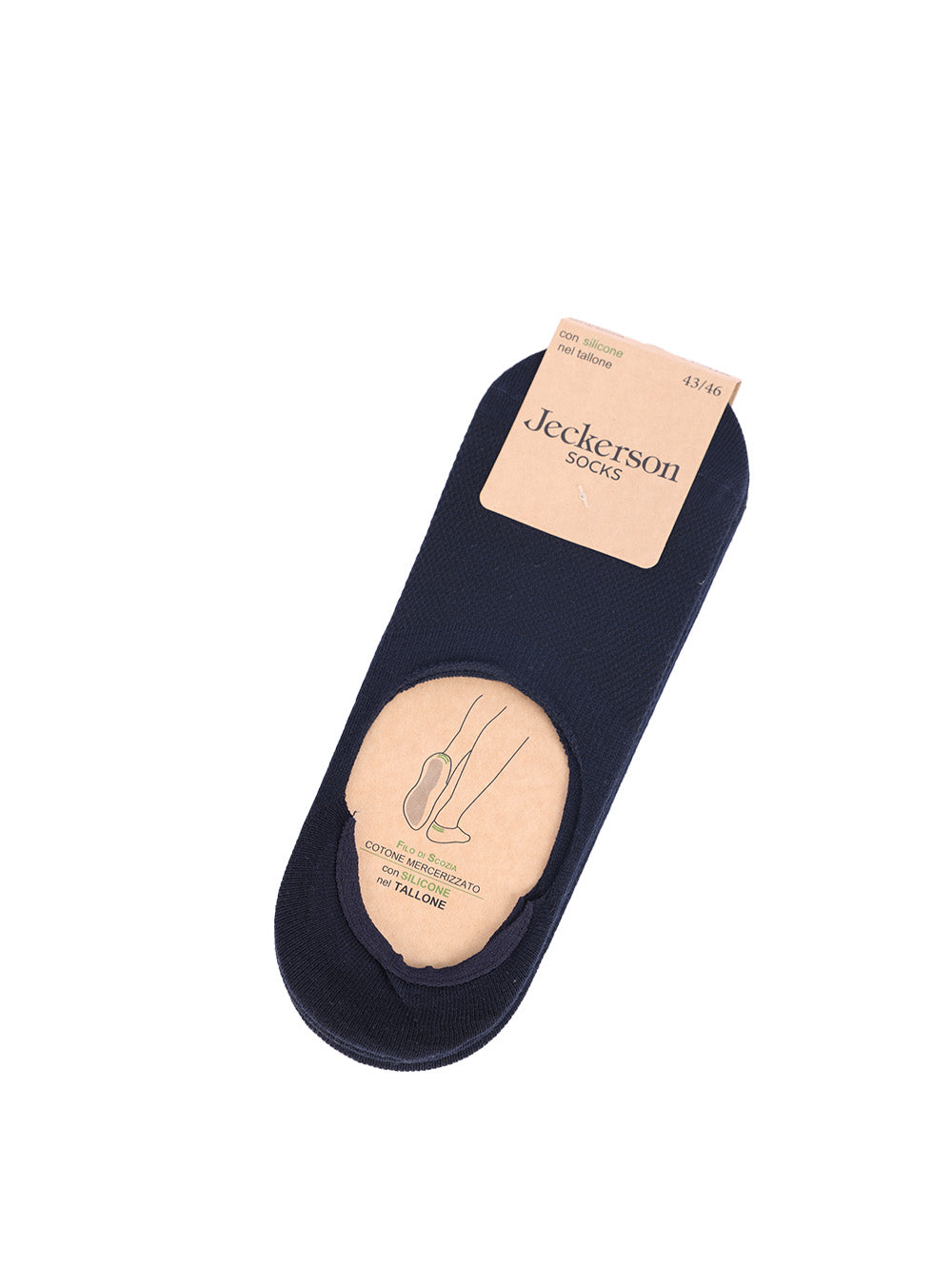 Jeckerson black no-show socks pack with logo – breathable low-cut design for men